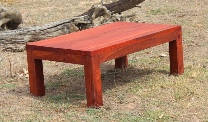 red gum dining room table